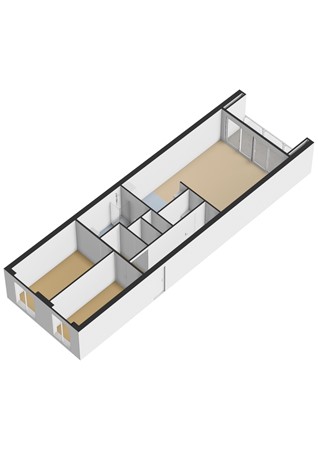 Floorplan - Hoofdweg 893, 1055 SC Amsterdam